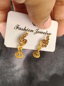 Fashion Jewellery Gold Drop Earrings