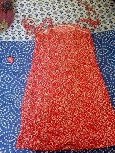 Red Floral Sundress