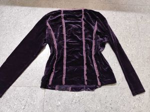 Purple Whimsy Goth Full Sleeve Top