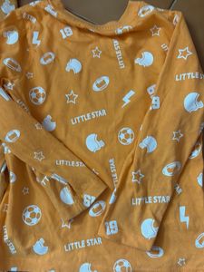Boys&#39; Full Sleeves Tshirt Pajama Set