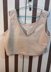 Beige Tank Top