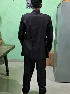 Vintage Double-Breasted Black Blazer