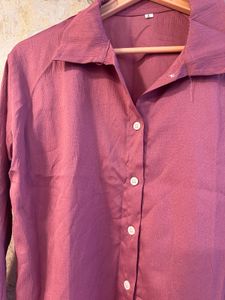 Brand New Trendy Full Sleeves Shirt, Bust- 34