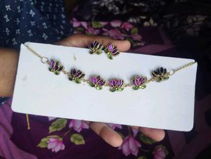 Lotus Necklace Set