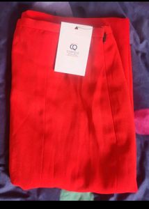 Branded Red Skirt