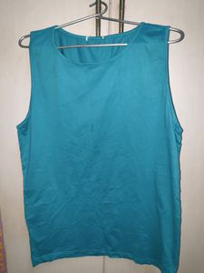 Teal Sleeveless Tank Top