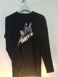 New Mans Free Fier Tshirt Black