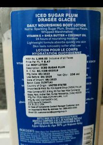 Bbw Iced Sugar Plum Body Lotion