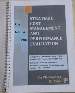 CA Final Scmpe Notes