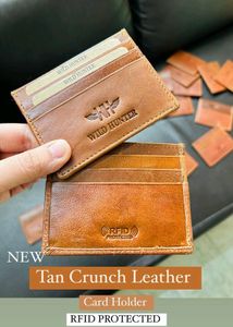 WILD HUNTER LEATHER CARD HOLDER
