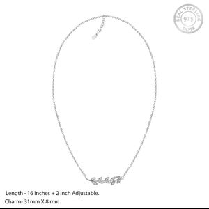 GIVA 925 SILVER LEAF SET