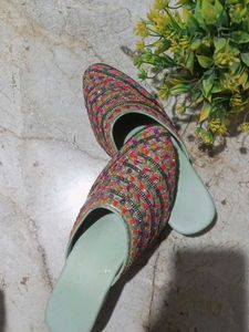 Embroidered Flats &amp; Sandals