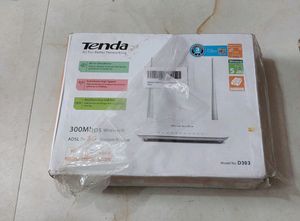 New Tenda D303 Wireless N300 Modem Router