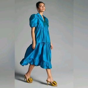 Puffy Sleeves Dress 👗