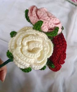 Crochet Rose Bouquet