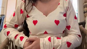 Heart Print short kurti