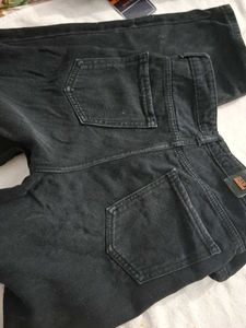 Black Straight Leg Jeans