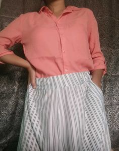 Shirt Style Dress Cum Top