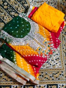 unstitched bandage pary wear kurti pant Dupatta se