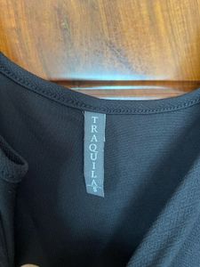 A-Line black dress