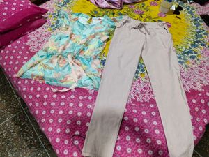 women co ord set top + pants