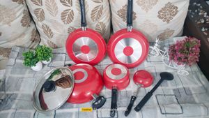 Pigeon Non-stick 7 Pieces Non-induction Cookware Set