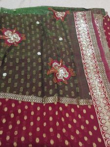 Elegant Embellished Saree
