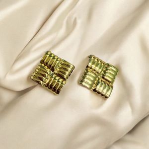 Gold Plated Hammered Earrings