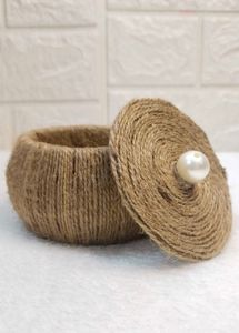 Handmade Jute Storage Box