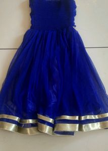 Royal Blue Flower Girl Dress