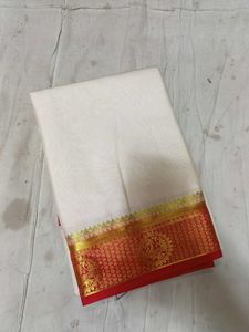 New Semi Silk Sarees With Blouse