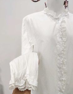 Vintage Ruffled Blouse