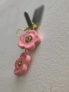 Handmade Floral Clay Earrings Elegant &amp; Lightweigh