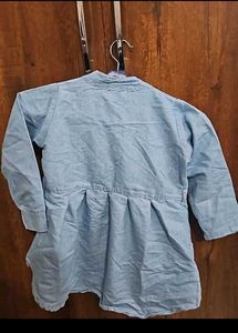 Cute Denim Style Baby Dress