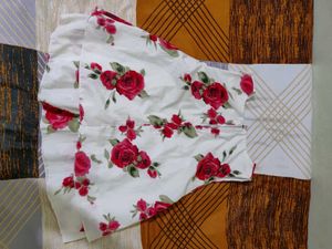 White Floral Top
