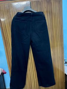 Black Straight Leg Jeans
