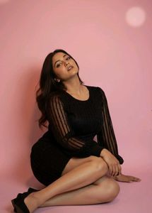 Elegant Black Sheer Sleeve Dress