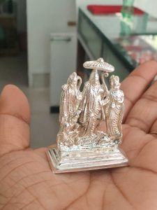 Silver Ram Darbar Murti