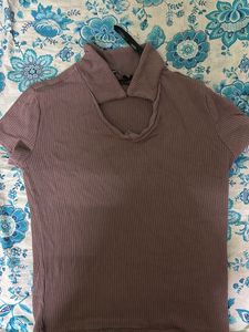 Lavender Dark Top – Nuon by Westside, Size Small