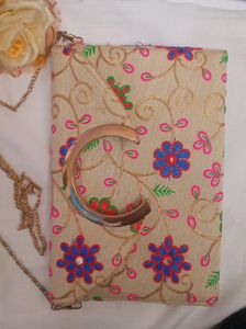 Hand Embroidery Clutch Bag, Unique Accessories!