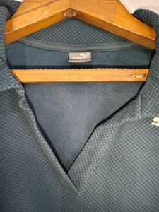 L/ XL Chest 38-42 inches Puma Cropped Polo Shirt