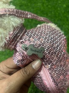 Poochie &amp; Co- Little Girls Plush Animal Purse Hand