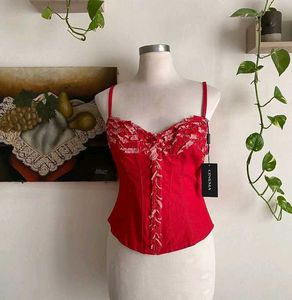 Red Corset Top