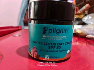 Pilgrim White Lotus Day Cream SPF 50 Kit