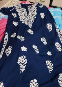 Hand Work Luknowi Kurti