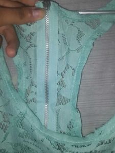 Lefties Lacy Sheer Tank Top