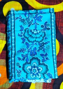 Pure Cotton Blue Floral Design Single Bed bedsheet