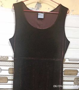 Velvet Sleevless Dress