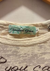 Beautiful Lace Sleeve Imported Tee