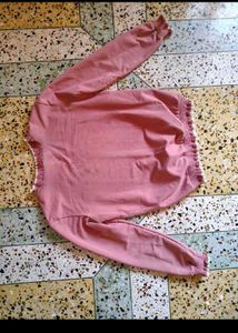 PINK Korean Sweatshirt Top